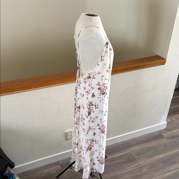Reformation Cream Dress with Pink and Green Florals - Picture 7 of 14